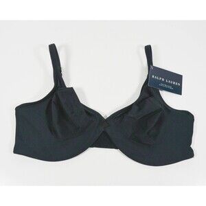NWT Ralph Lauren 9961 Black Seamless Full Coverage Underwire T Shirt Bra Sz 40D